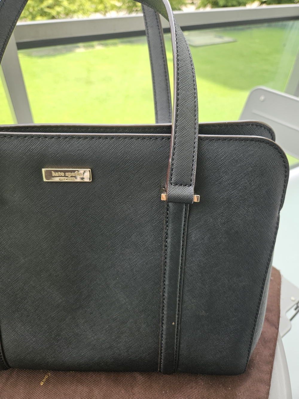 kate spade Black Leather Tote Bag - Picture 7 of 16